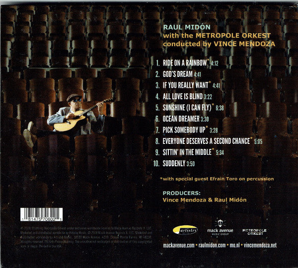 Raul Midón With The Metropole Orchestra - If You Really Want (second hand CD)