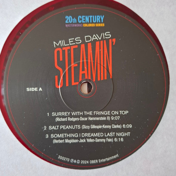Miles Davis Quintet, The - Steamin' (LP) - Velvet Music