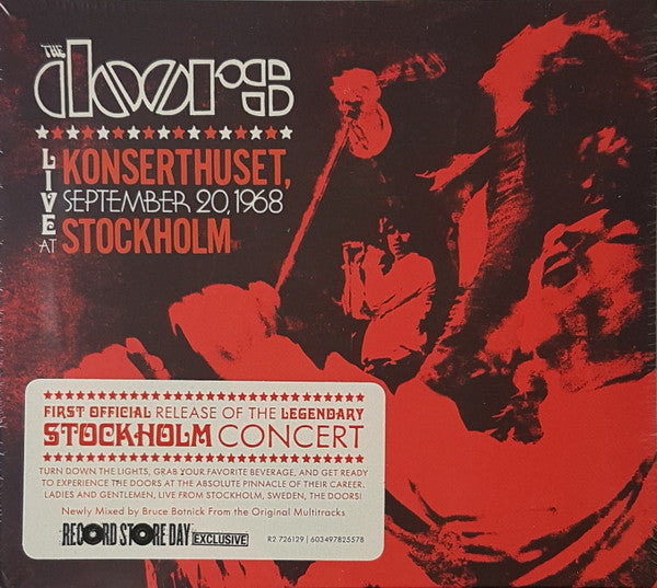 Doors, The - Live At Konserthuset, Stockholm September 20, 1968 (CD)