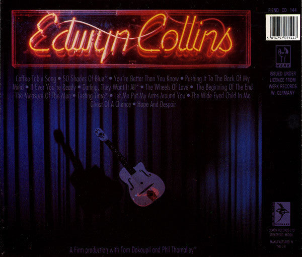 Edwyn Collins - Hope And Despair (tweedehands CD) - Velvet Music