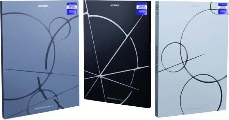 Ateez - Golden hour: part.4 (PACKAGE : OUT SLEEVE / CD + 64P PHOTOBOOK + CONTENTS HOLDER 1EA + STICKER 1EA + FOLDED POSTER 1EA + ACCORDIO BOOK 1EA + DIARY BOOK 1EA + PHOTO CARD A 1EA + PHOTO CARD Z 1EA + TEXT CARD 1EA CD) - Velvet Music