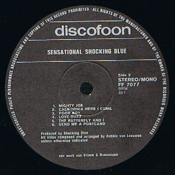 Shocking Blue - Sensational Shocking Blue (tweedehands LP) - Velvet Music