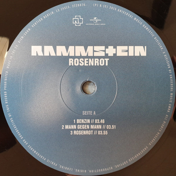 Rammstein - Rosenrot (tweedehands LP) - Velvet Music