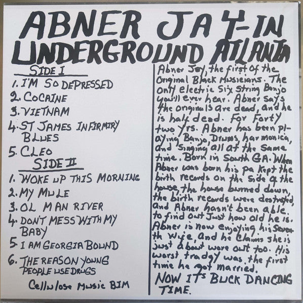 Abner Jay - True Story Of Abner Jay (LP) - Velvet Music