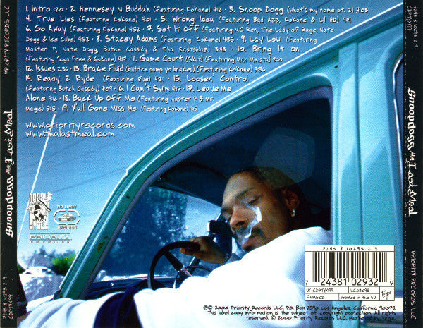 Snoop Dogg - Tha Last Meal (tweedehands CD) - Velvet Music