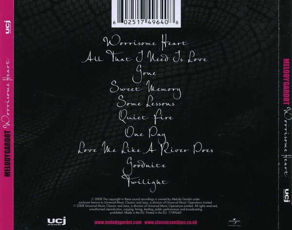 Melody Gardot - Worrisome Heart (tweedehands CD) - Velvet Music