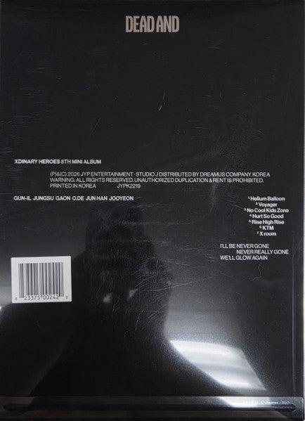 Xdinary Heroes - DEAD AND 8th Mini Album - Hero Version Signed (CD) - Velvet Music