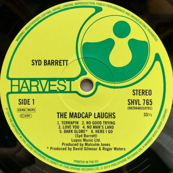 Syd Barrett - The Madcap Laughs (LP) - Velvet Music