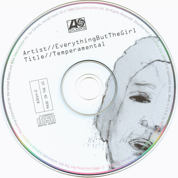 Everything But The Girl - Temperamental (tweedehands CD) - Velvet Music