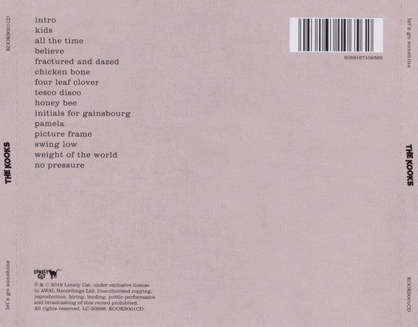 Kooks, The - Let's Go Sunshine (tweedehands CD) - Velvet Music