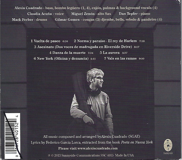 Alexis Cuadrado - A Lorca Soundscape (tweedehands CD) - Velvet Music