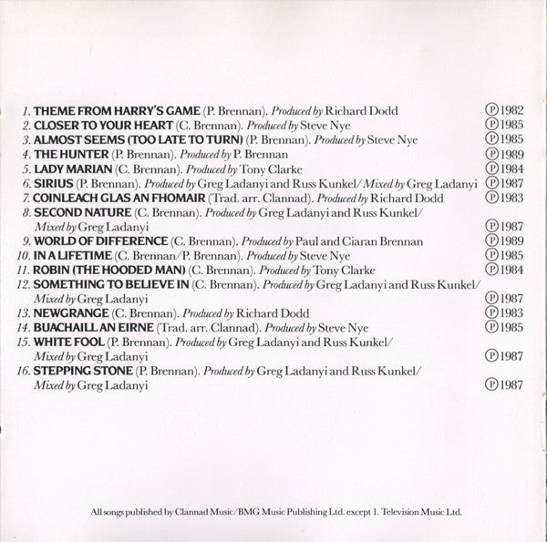 Clannad - Pastpresent (tweedehands CD) - Velvet Music