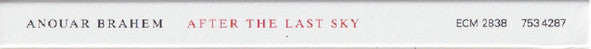 Anouar Brahem, Anja Lechner, Django Bates, Dave Holland - After The Last Sky = بعد السماء الأخيرة (CD) - Velvet Music