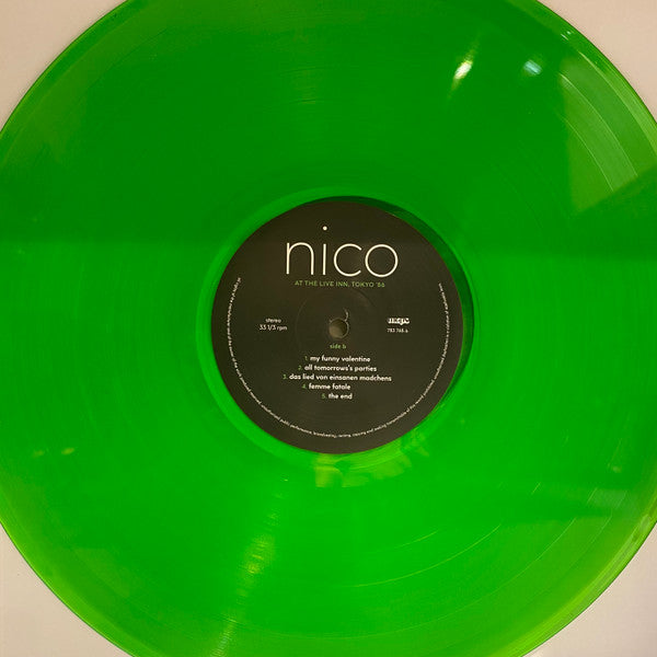 Nico- At the Live Inn, Tokyo '86 (LP)