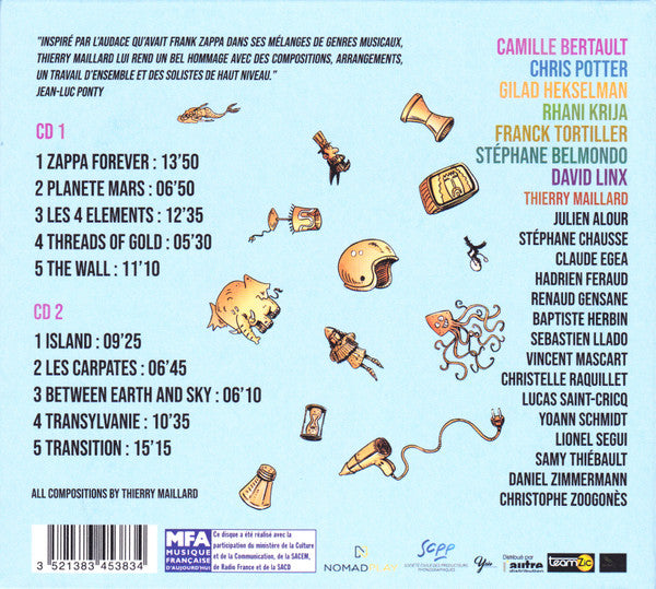 Thierry Maillard Big Band - Zappa Forever (tweedehands CD) - Velvet Music