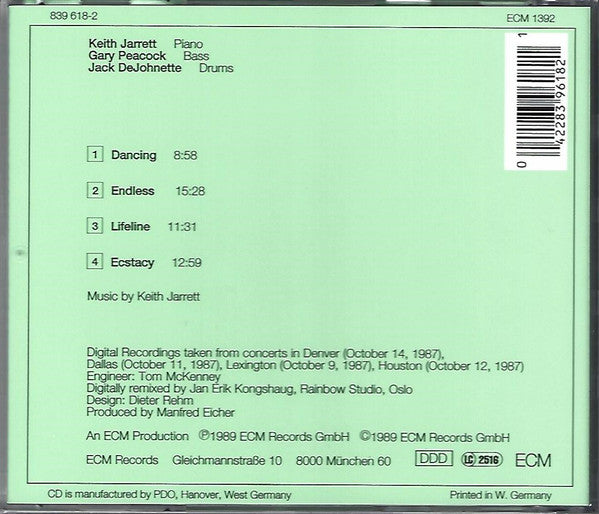 Keith Jarrett Trio - Changeless (CD)