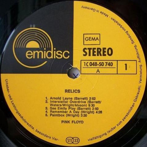 Pink Floyd - Relics (tweedehands LP) - Velvet Music
