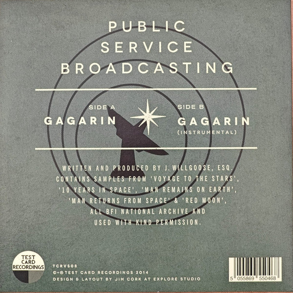 Public Service Broadcasting - 7-gagarin (12-inch maxi-single) - Velvet Music