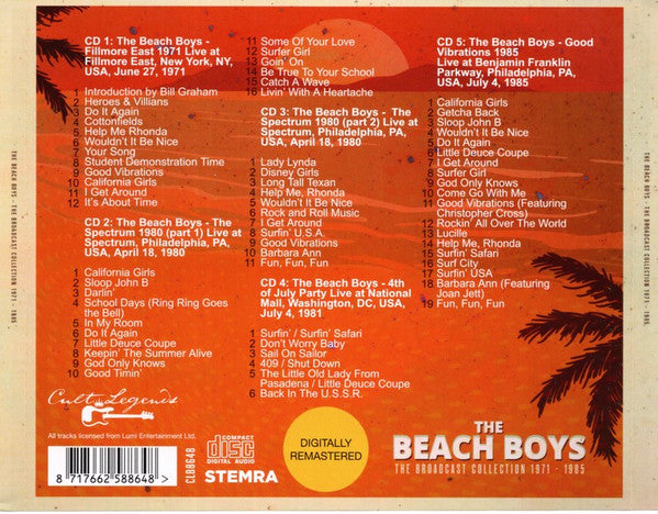 Beach Boys, The - The Broadcast Collection 1971 - 1985 (CD) - Velvet Music
