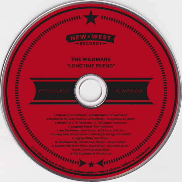 Wildmans, The - Longtime Friend (CD) - Velvet Music