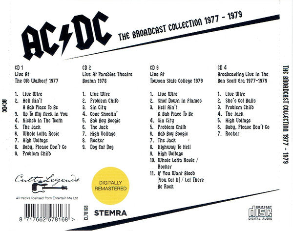 AC/DC - The Broadcast Collection 1977 - 1979 (CD)
