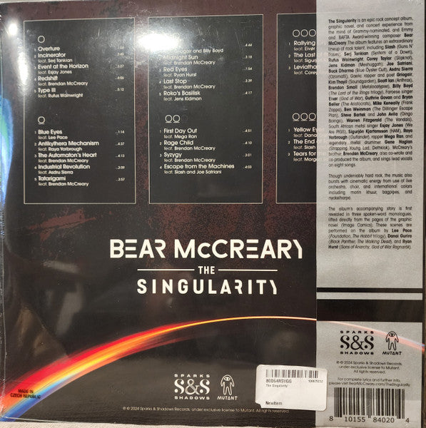 Bear McCreary - The Singularity (LP) - Velvet Music