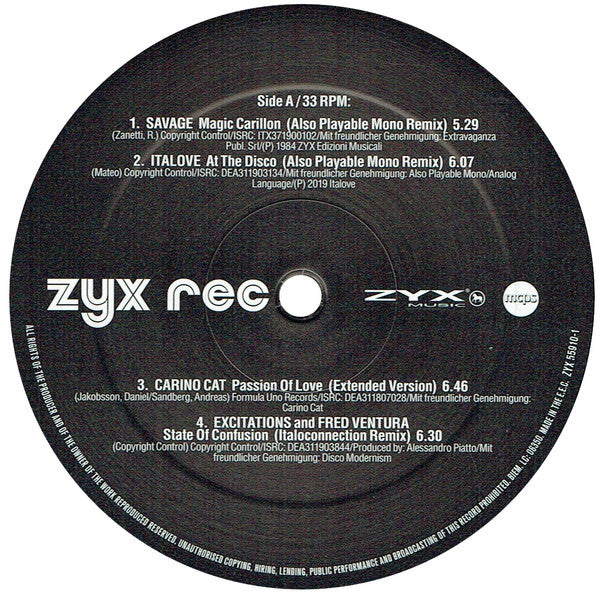Various - ZYX Italo Disco New Generation Vinyl Edition Vol.1 (LP) - Velvet Music