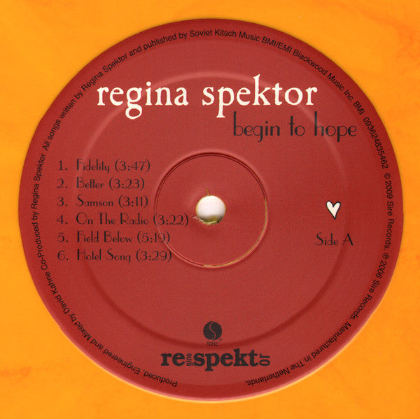 Regina Spektor - Begin To Hope (LP)