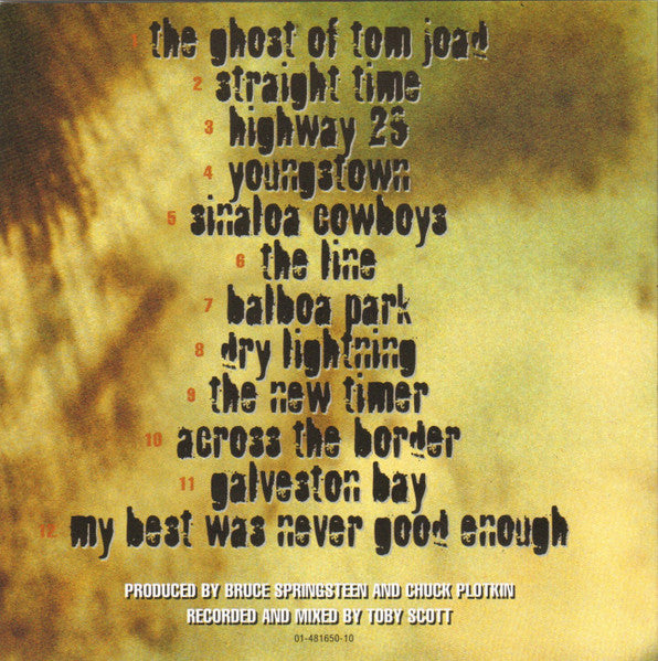 Bruce Springsteen - The Ghost Of Tom Joad (tweedehands CD) - Velvet Music