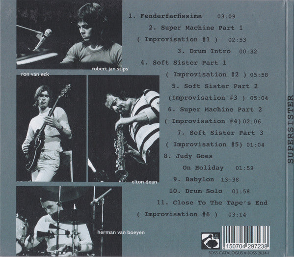 Supersister - The elton dean sessions (CD) - Velvet Music