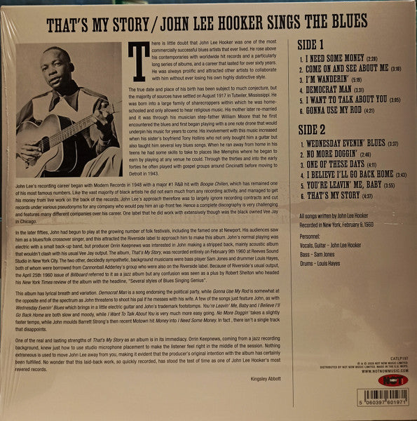 John Lee Hooker - That's My Story John Lee Hooker Sings The Blues (LP)