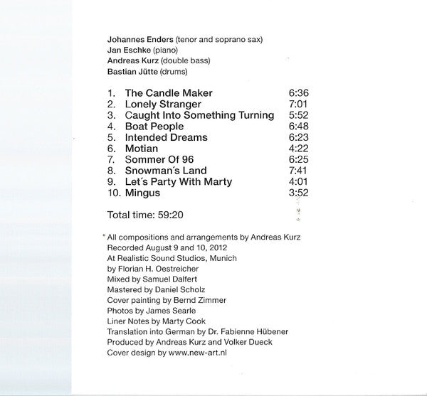 Andreas Kurz Quartet - Caught Into Something Turning (tweedehands CD) - Velvet Music
