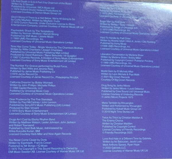 Various - Soul Psychédélique (CD) - Velvet Music