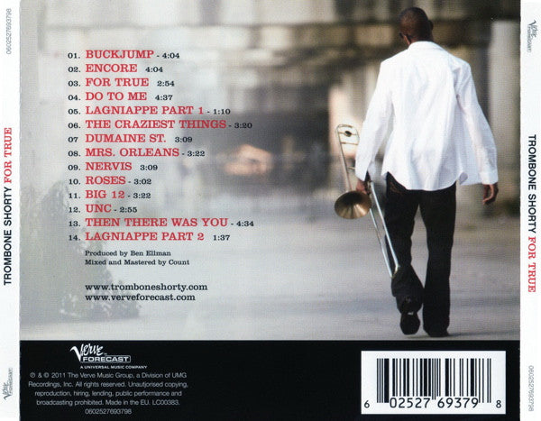 Trombone Shorty - For True (CD d'occasion)