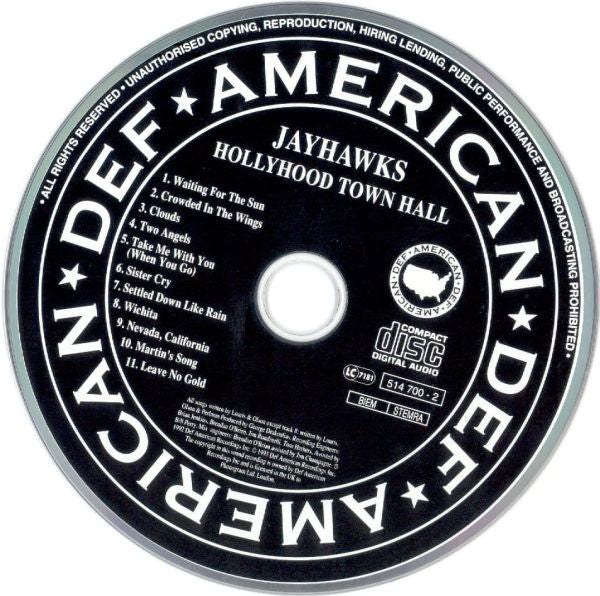 Jayhawks, The - Hollywood Town Hall (CD d'occasion)
