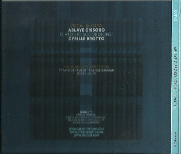Ablaye Cissoko, Cyrille Brotto - Djiyo (CD) - Velvet Music