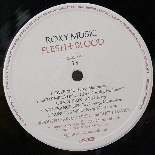 Roxy Music - Flesh + Blood (tweedehands LP) - Velvet Music