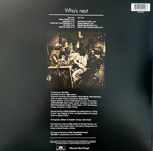 Who, The - Who's Next (LP) - Velvet Music