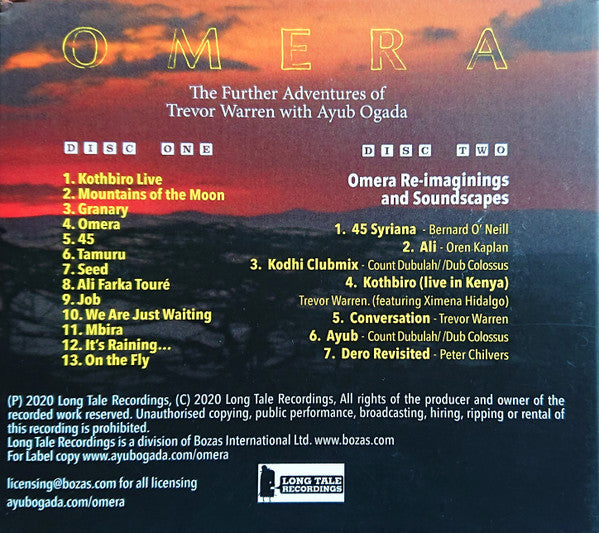 Ayub Ogada - Omera: The Further Adventures of Trevor Warren with Ayub Ogada (2 CDs) (second-hand CD)