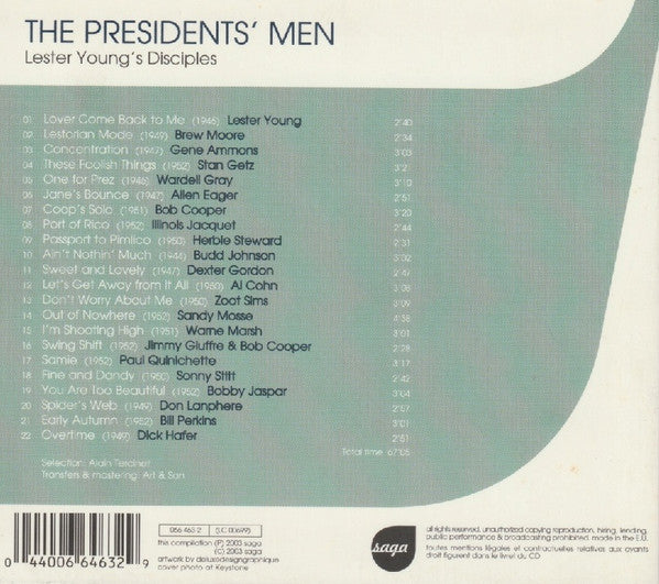 Presidents' Men, The - Lester Young's Disciples (CD d'occasion)