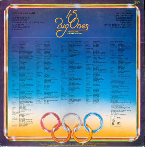 Beach Boys, The - 15 Big Ones (tweedehands LP) - Velvet Music