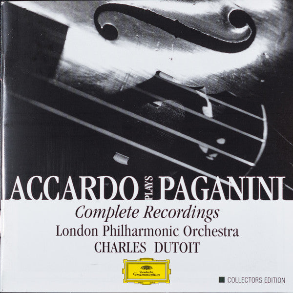 Salvatore Accardo Plays Niccolò Paganini, London Philharmonic Orchestra, Charles Dutoit - Complete Recordings (tweedehands CD) - Velvet Music