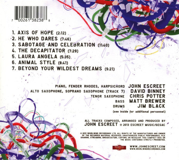 John Escreet - Sabotage and Celebration (tweedehands CD) - Velvet Music