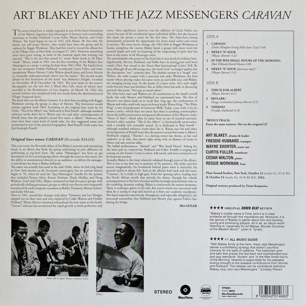 Art Blakey & The Jazz Messengers - Caravan (LP) - Velvet Music