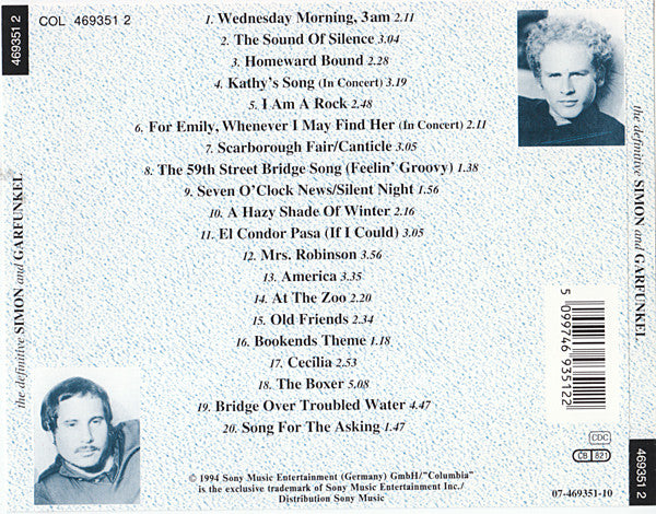 Simon & Garfunkel - The Definitive Simon And Garfunkel (CD d'occasion)
