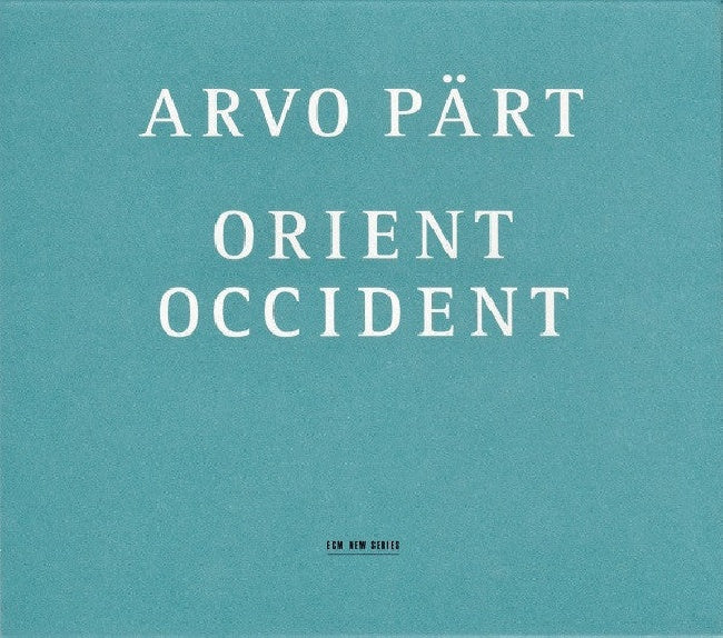 A. Part - Orient occident (CD) - Velvet Music