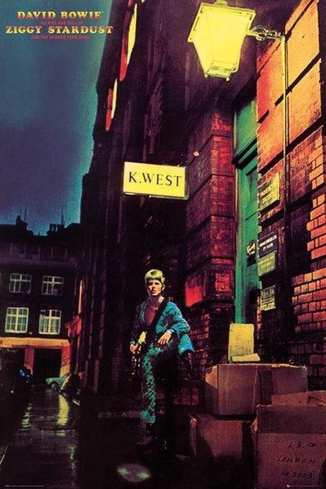 17. POSTER - David Bowie - Aladdin sane (Merchandise) - Velvet Music