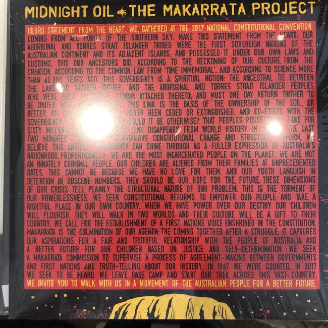 Midnight Oil - The makarrata project (LP) - Velvet Music