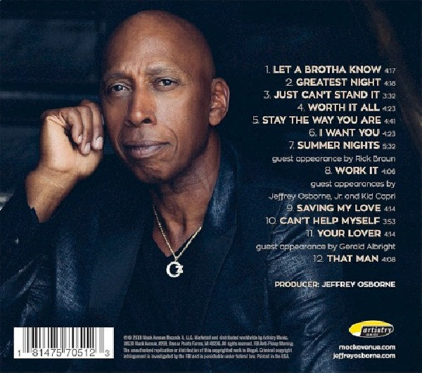 Jeffrey Osborne - Worth it all (CD)