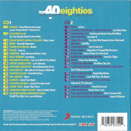 Various - Top 40 - eighties (CD) - Velvet Music